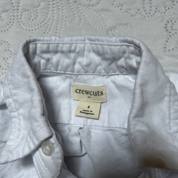 Crewcuts Oxford Button Up Shirt Size 2 - Picture 4 of 4